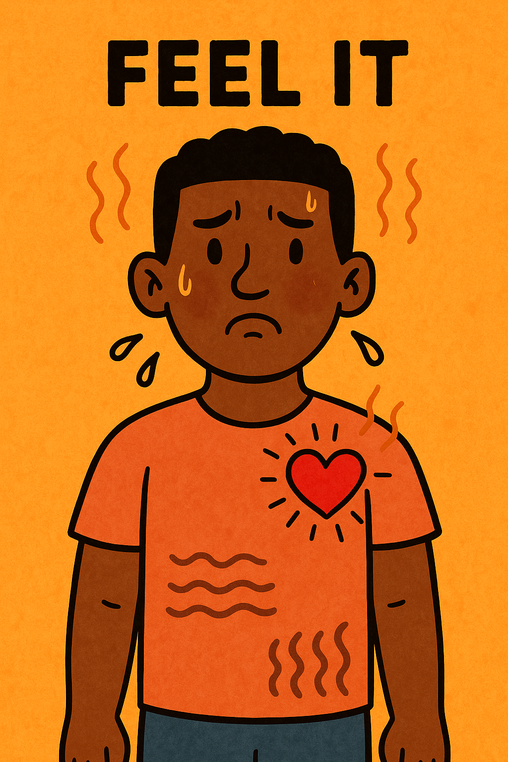 FEEL IT – THE COURAGE TO STAY WITH THE FEELING