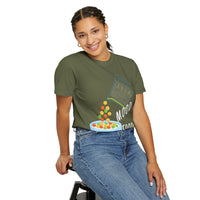 Mood Food T-Shirt - Fun Unisex Garment-Dyed Tee for Food Lovers & Mood Lifting Gifts