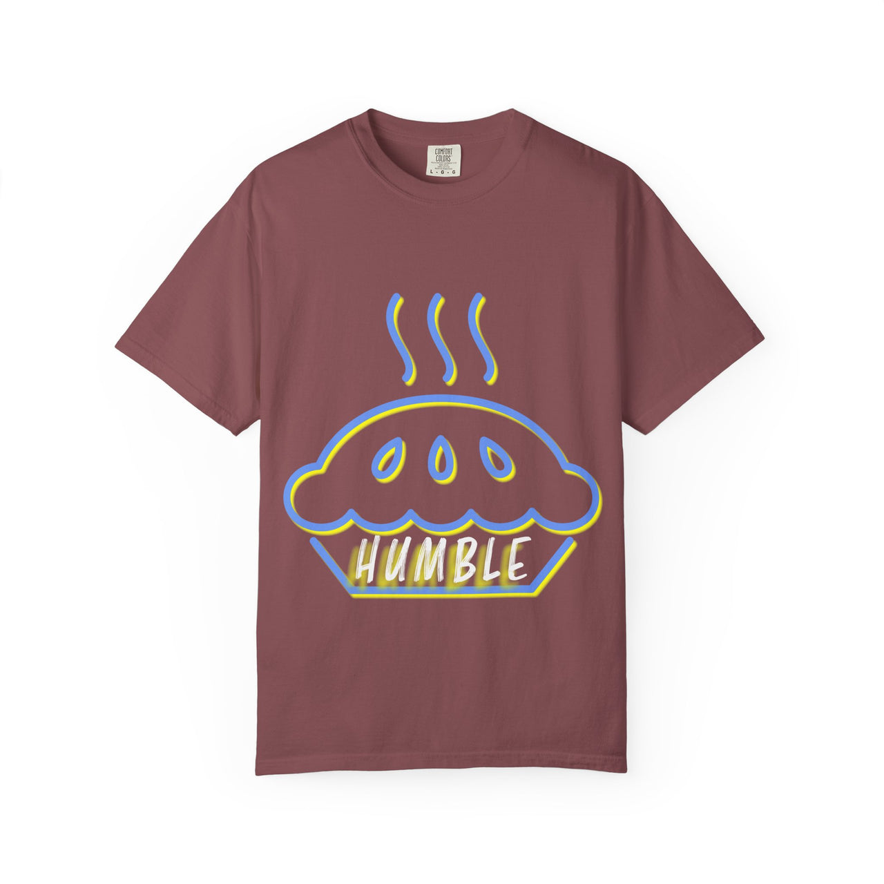 Humble Pie Unisex Garment-Dyed T-Shirt - Fun & Casual Wear for Food Lovers
