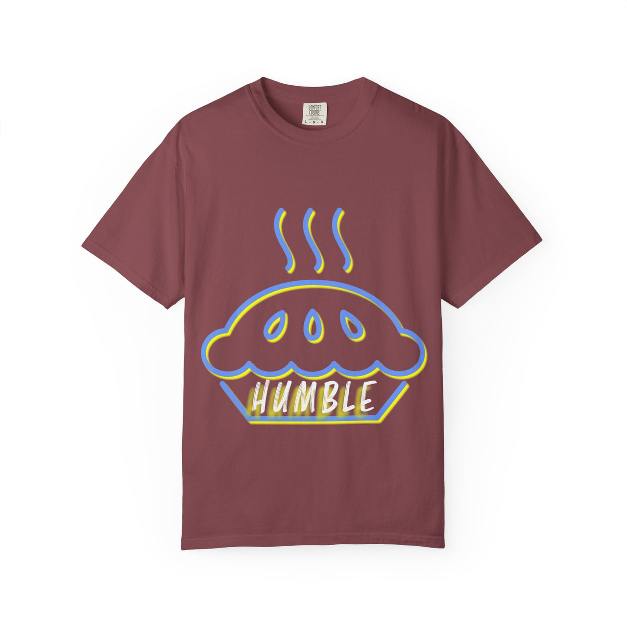 Humble Pie Unisex Garment-Dyed T-Shirt - Fun & Casual Wear for Food Lovers
