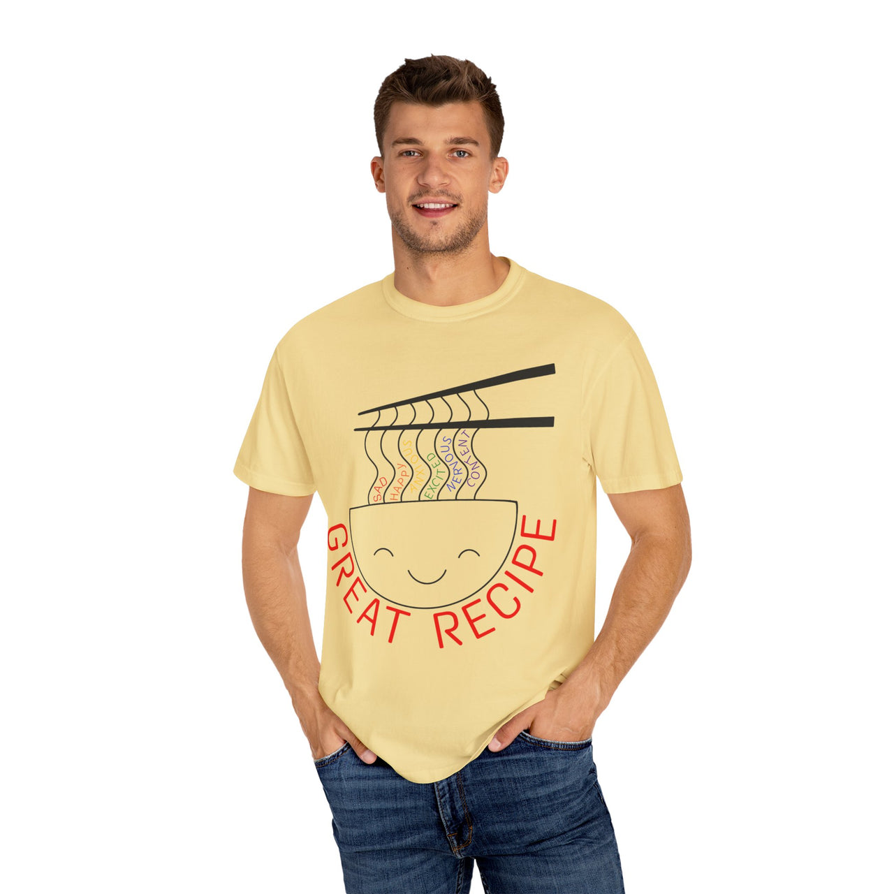 Cute Foodie Graphic T-Shirt - "Great Recipe" Design