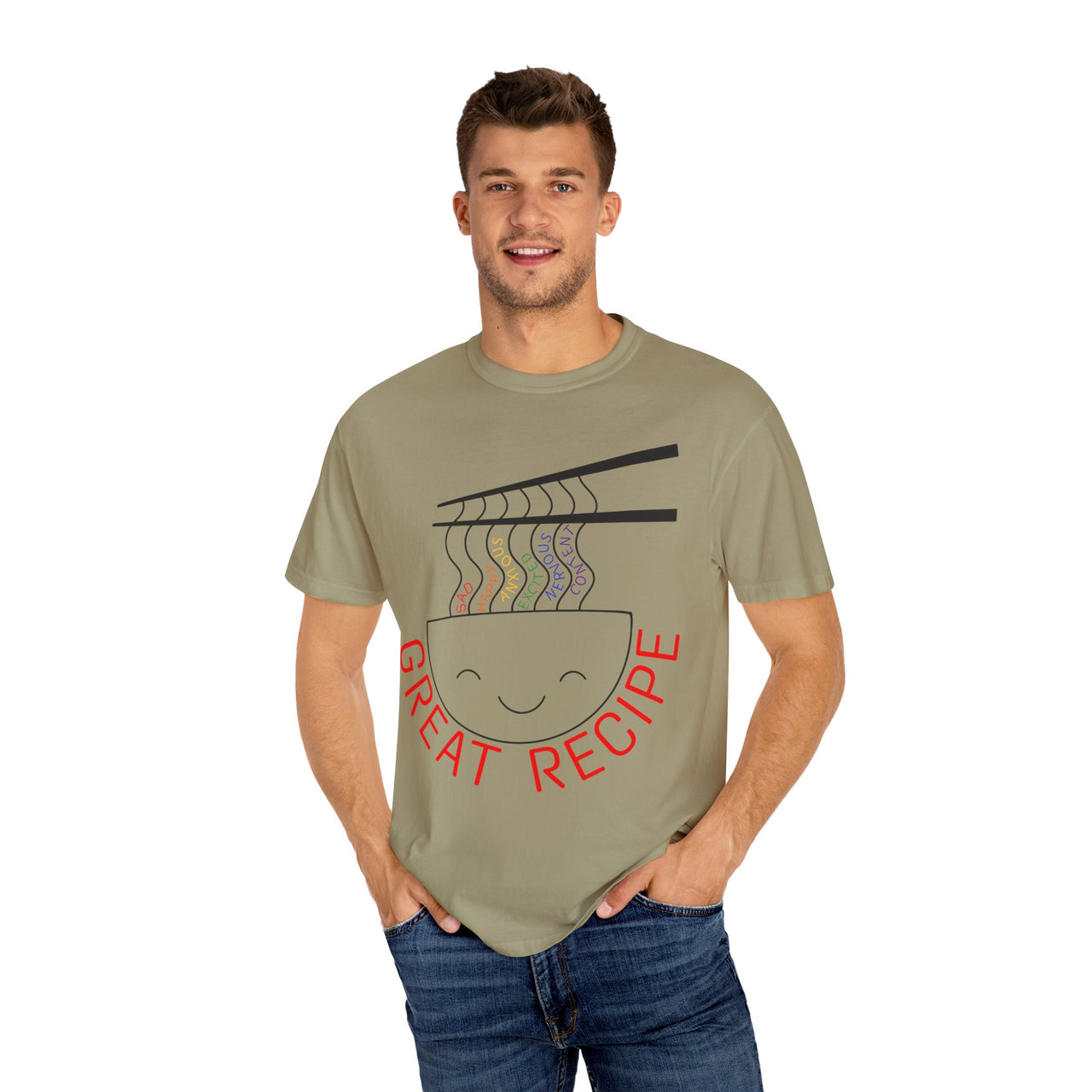 Cute Foodie Graphic T-Shirt - "Great Recipe" Design