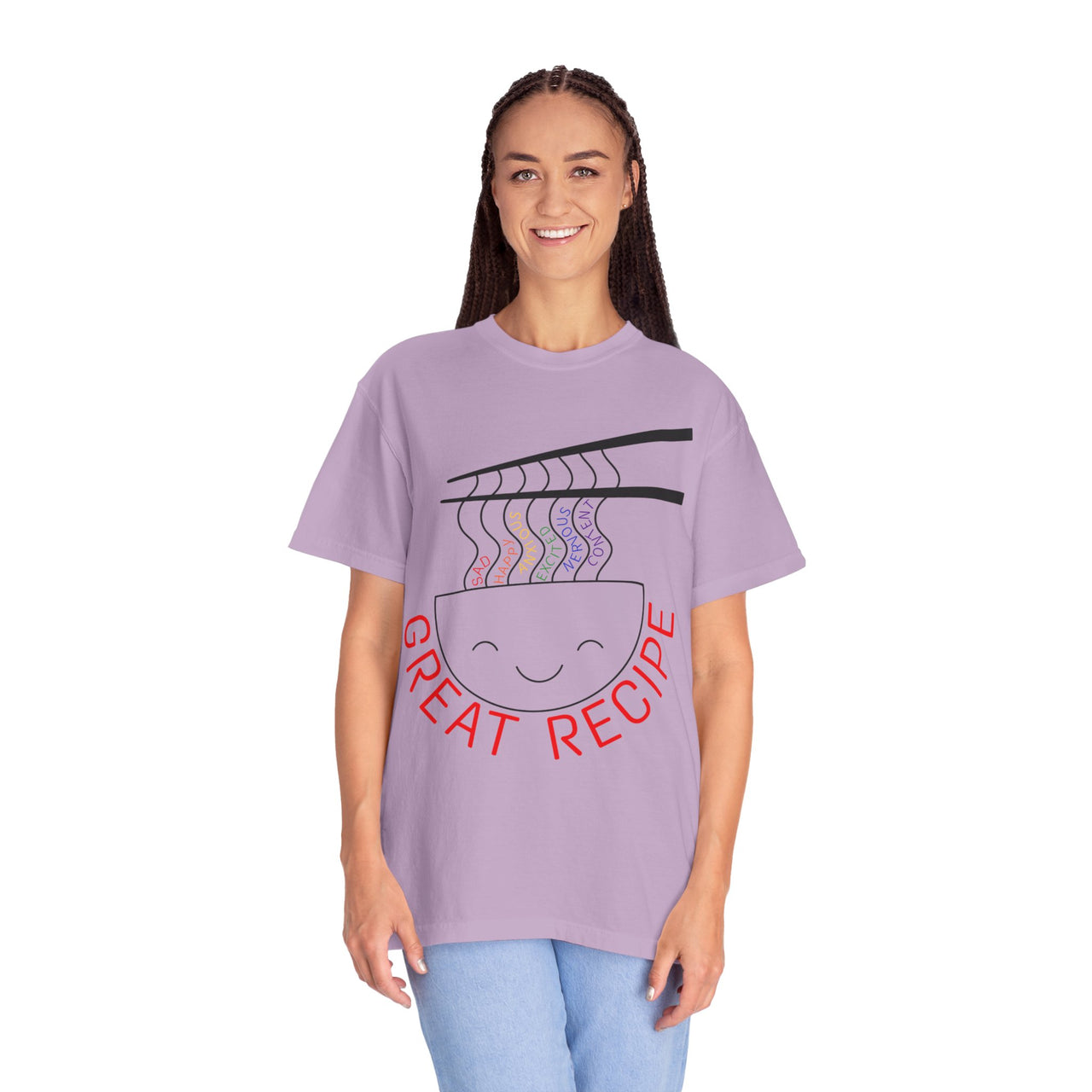 Cute Foodie Graphic T-Shirt - "Great Recipe" Design