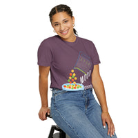 Mood Food T-Shirt - Fun Unisex Garment-Dyed Tee for Food Lovers & Mood Lifting Gifts