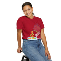 Mood Food T-Shirt - Fun Unisex Garment-Dyed Tee for Food Lovers & Mood Lifting Gifts